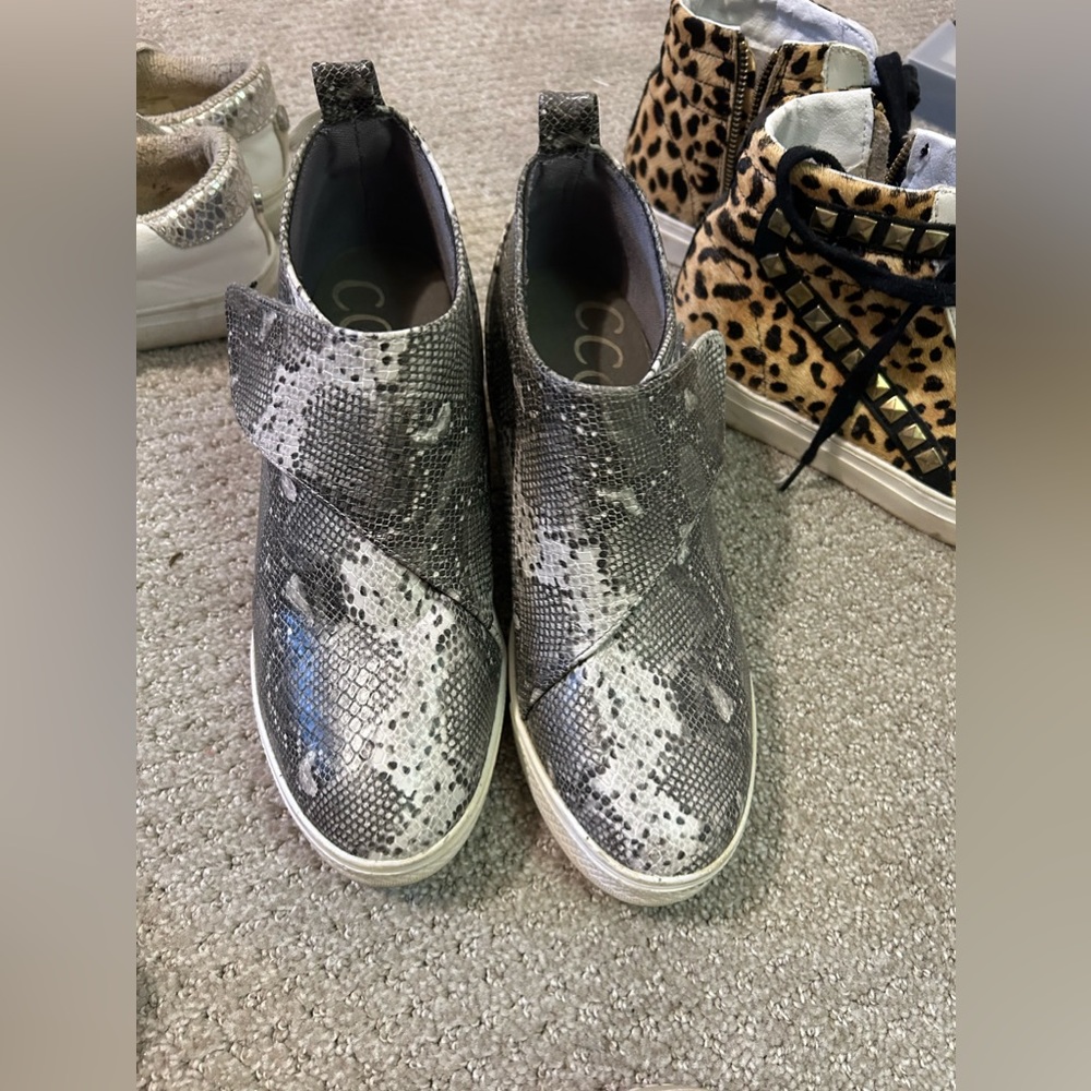 snake skin booties size 8.5